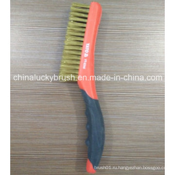 Двухцветная пластиковая ручка латунная проволока Multifuctional Brush (YY-540)